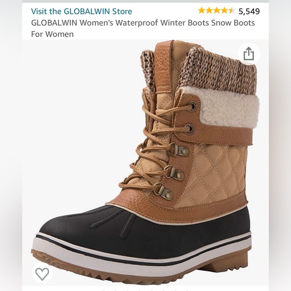 Super cute Winter boots, less than a year old, worn once. Perfect condition. - Picture 1 of 6